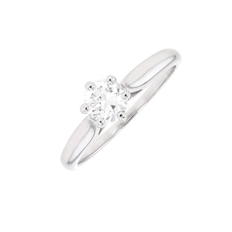 Acheter Solitaire diamant 0.39 carat or blanc 2.39g Comme neuf - 1000,00 € Solitaire diamant 0.39 carat or blanc 2.39g Comme neuf - reconditionné disponible sur Gemme Les Bijoux